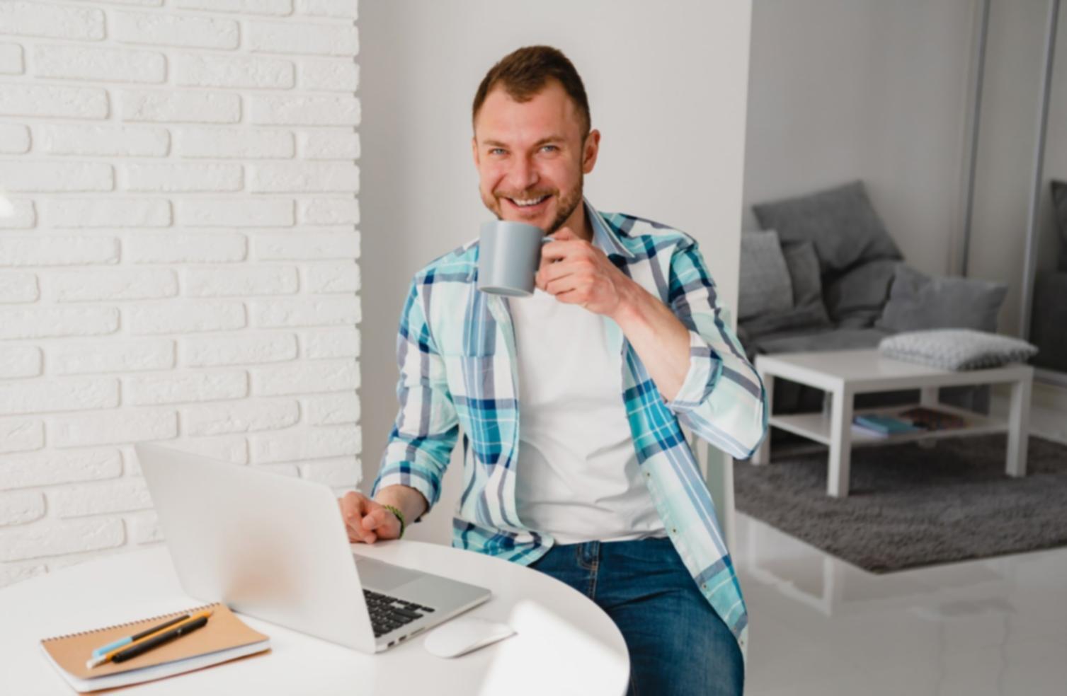 Financial planning session with documents and digital tools